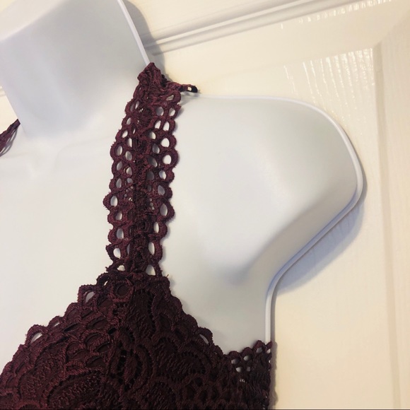 Aerie Lace Lined Floral Bralette S/P - Picture 6 of 9